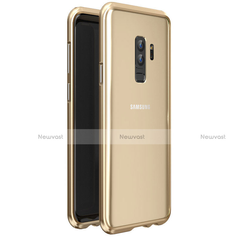 Luxury Aluminum Metal Frame Mirror Cover Case 360 Degrees for Samsung Galaxy S9 Plus