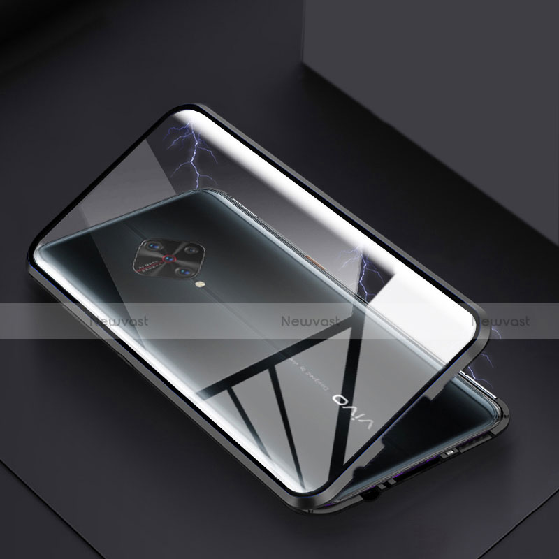 Luxury Aluminum Metal Frame Mirror Cover Case 360 Degrees for Vivo S1 Pro