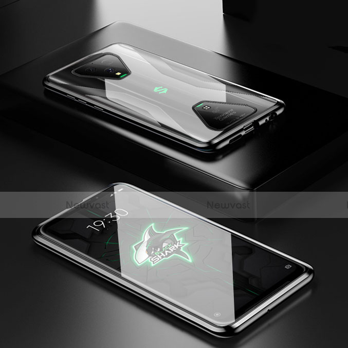 Luxury Aluminum Metal Frame Mirror Cover Case 360 Degrees for Xiaomi Black Shark 3