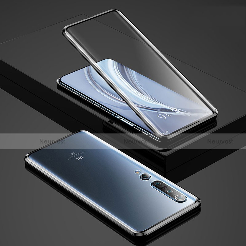 Luxury Aluminum Metal Frame Mirror Cover Case 360 Degrees for Xiaomi Mi 10 Pro