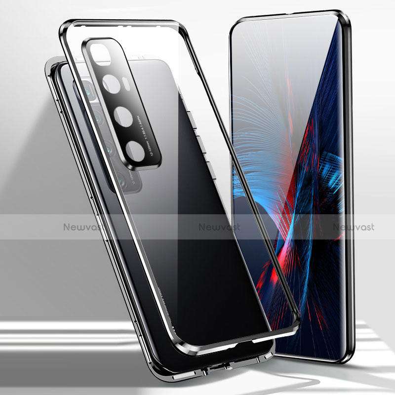 Luxury Aluminum Metal Frame Mirror Cover Case 360 Degrees for Xiaomi Mi 10 Ultra
