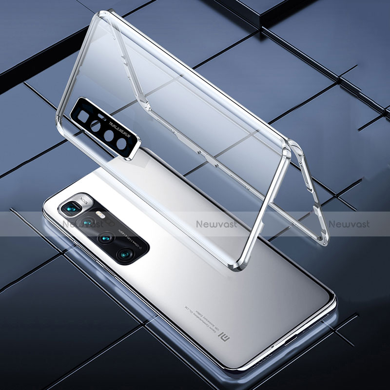 Luxury Aluminum Metal Frame Mirror Cover Case 360 Degrees for Xiaomi Mi 10 Ultra