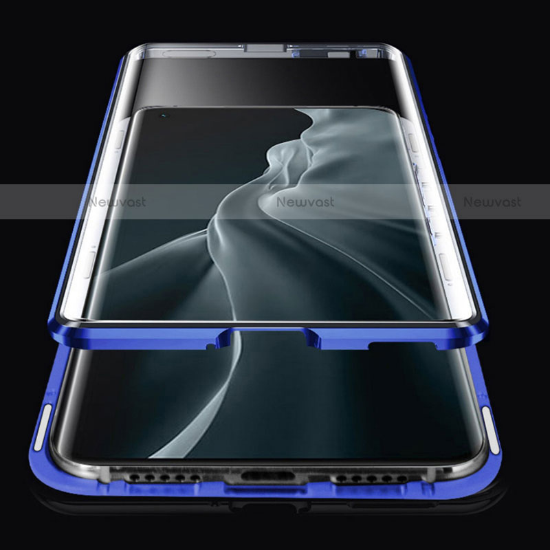 Luxury Aluminum Metal Frame Mirror Cover Case 360 Degrees for Xiaomi Mi 11 Lite 5G
