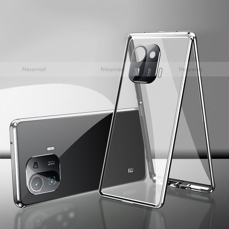 Luxury Aluminum Metal Frame Mirror Cover Case 360 Degrees for Xiaomi Mi 11 Pro 5G