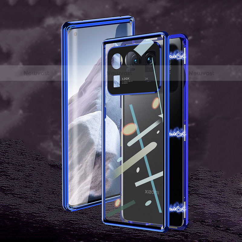 Luxury Aluminum Metal Frame Mirror Cover Case 360 Degrees for Xiaomi Mi 11 Ultra 5G