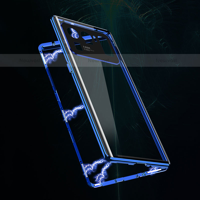 Luxury Aluminum Metal Frame Mirror Cover Case 360 Degrees for Xiaomi Mi 11 Ultra 5G
