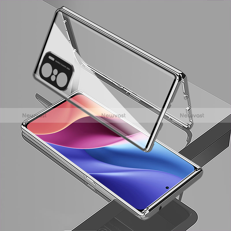 Luxury Aluminum Metal Frame Mirror Cover Case 360 Degrees for Xiaomi Mi 11X Pro 5G