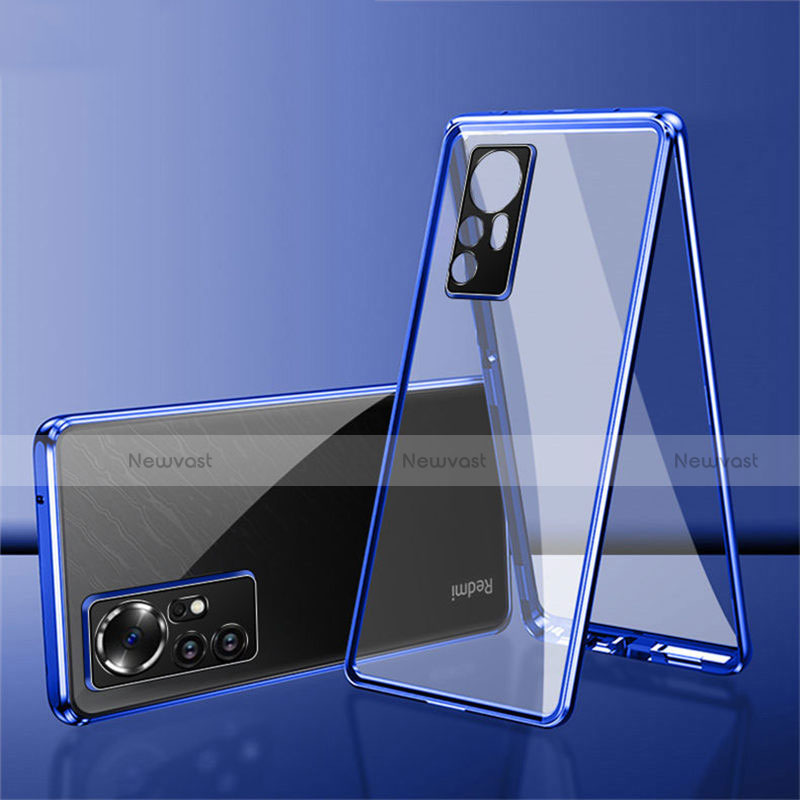 Luxury Aluminum Metal Frame Mirror Cover Case 360 Degrees for Xiaomi Mi 12 5G