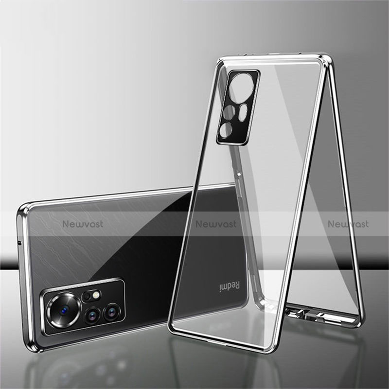 Luxury Aluminum Metal Frame Mirror Cover Case 360 Degrees for Xiaomi Mi 12 5G