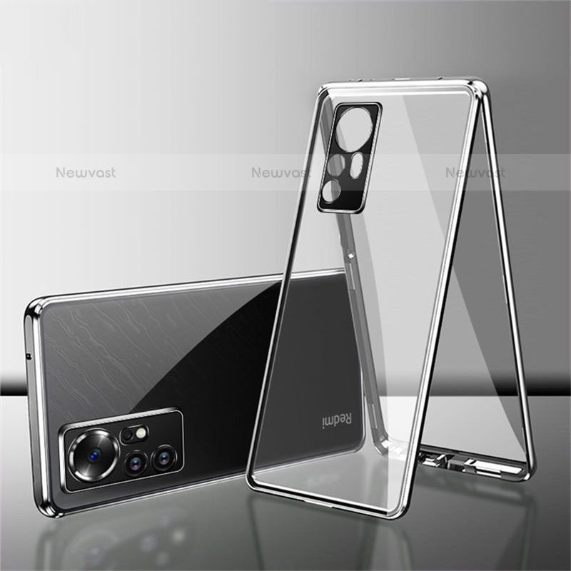 Luxury Aluminum Metal Frame Mirror Cover Case 360 Degrees for Xiaomi Mi 12 Pro 5G