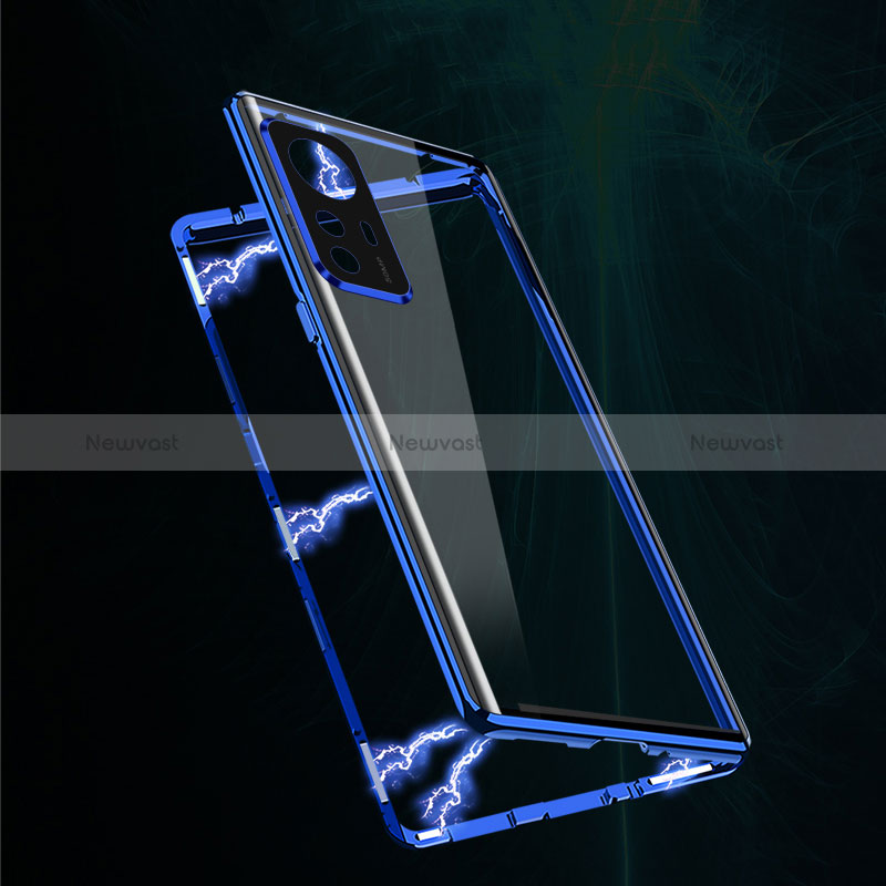 Luxury Aluminum Metal Frame Mirror Cover Case 360 Degrees for Xiaomi Mi 12T 5G