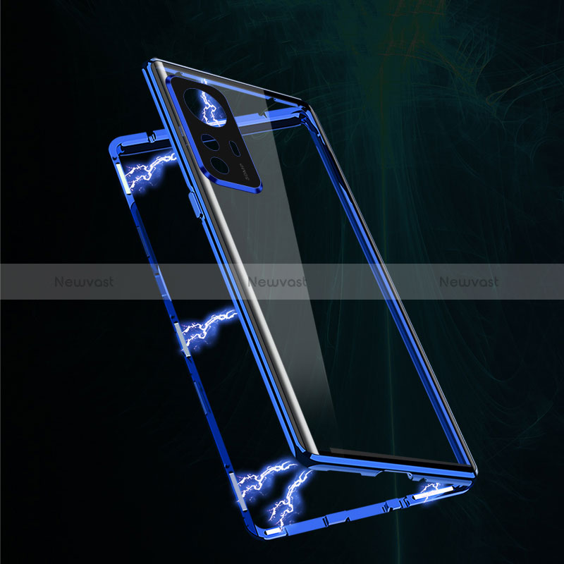 Luxury Aluminum Metal Frame Mirror Cover Case 360 Degrees for Xiaomi Mi 12T Pro 5G