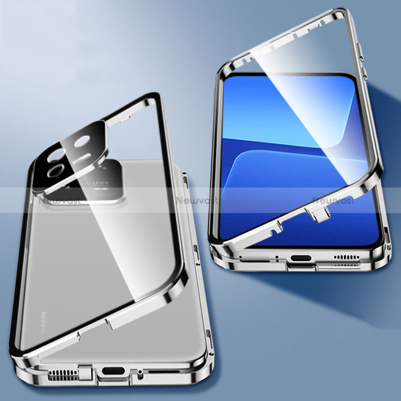 Luxury Aluminum Metal Frame Mirror Cover Case 360 Degrees for Xiaomi Mi 13 Pro 5G