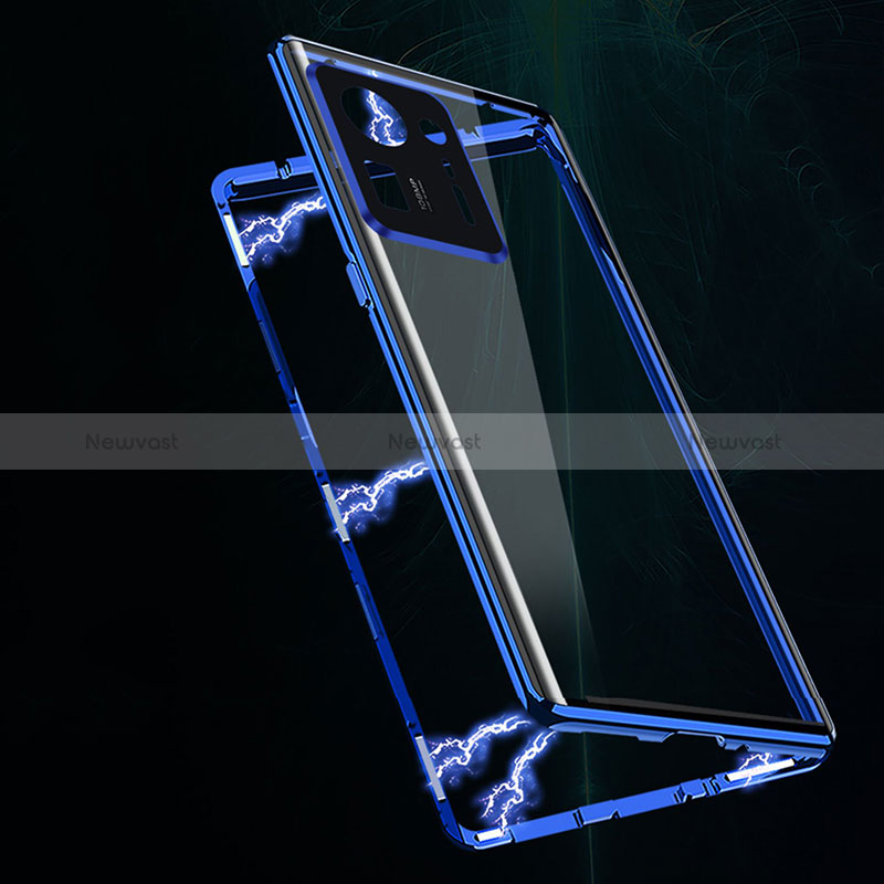 Luxury Aluminum Metal Frame Mirror Cover Case 360 Degrees for Xiaomi Mi Mix 4 5G