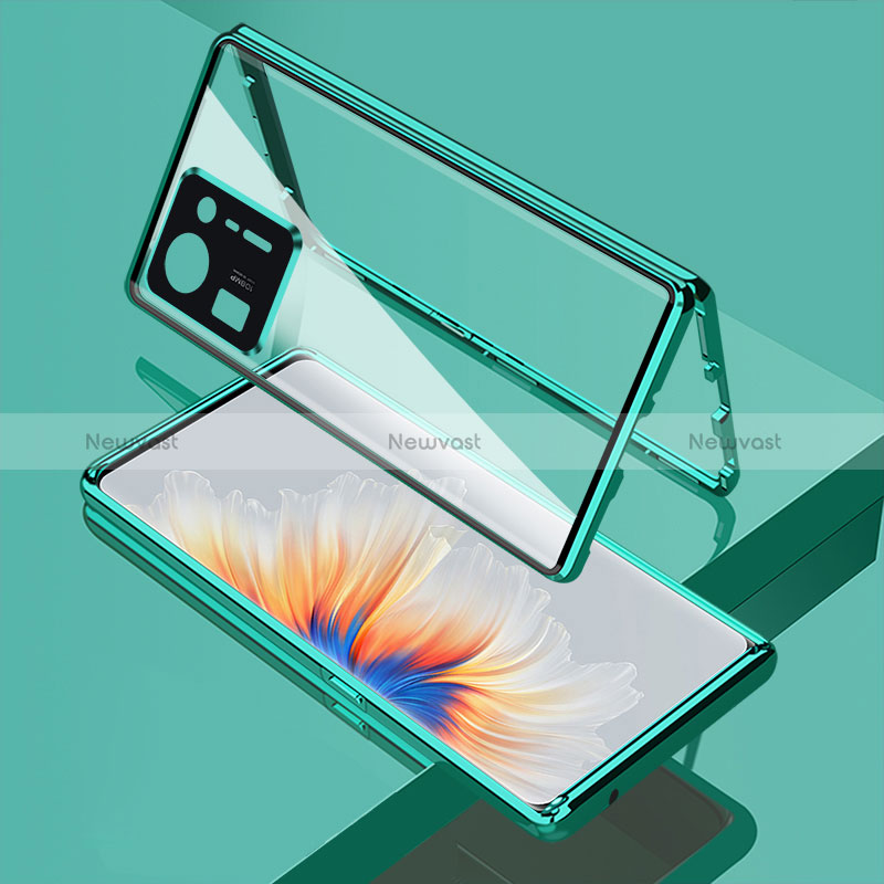 Luxury Aluminum Metal Frame Mirror Cover Case 360 Degrees for Xiaomi Mi Mix 4 5G