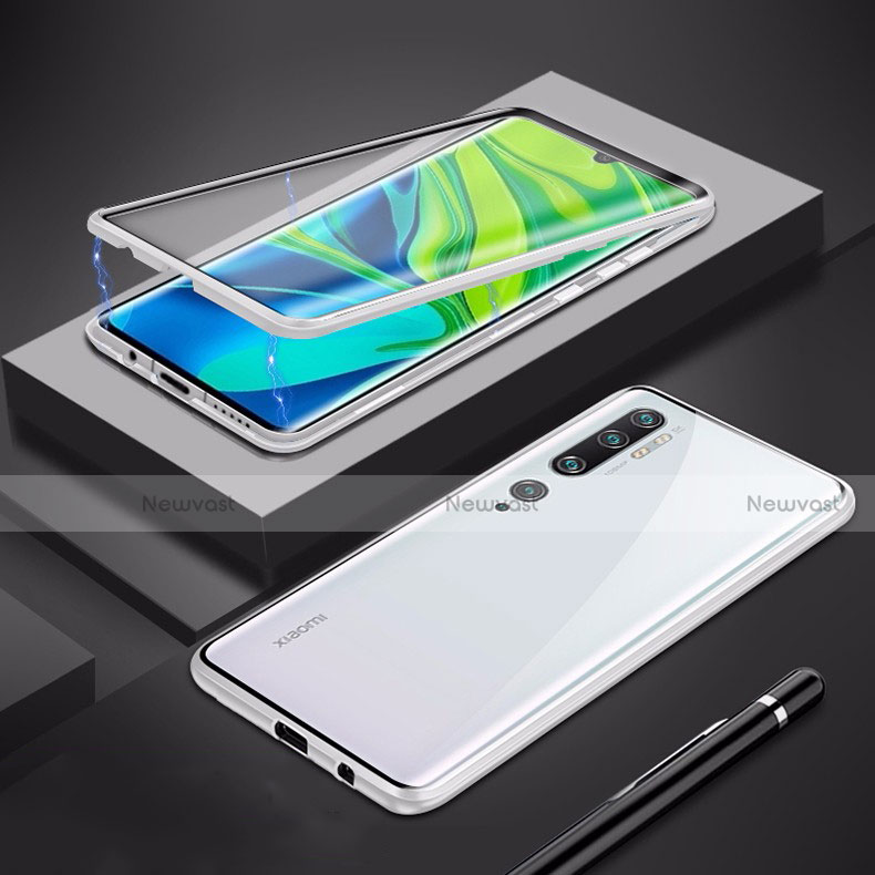 Luxury Aluminum Metal Frame Mirror Cover Case 360 Degrees for Xiaomi Mi Note 10