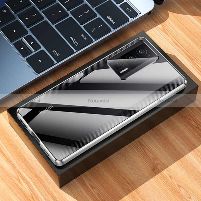Luxury Aluminum Metal Frame Mirror Cover Case 360 Degrees for Xiaomi Poco F5 Pro 5G