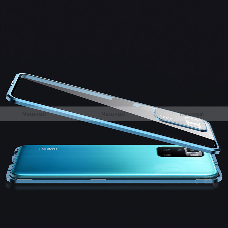 Luxury Aluminum Metal Frame Mirror Cover Case 360 Degrees for Xiaomi Poco X3 GT 5G