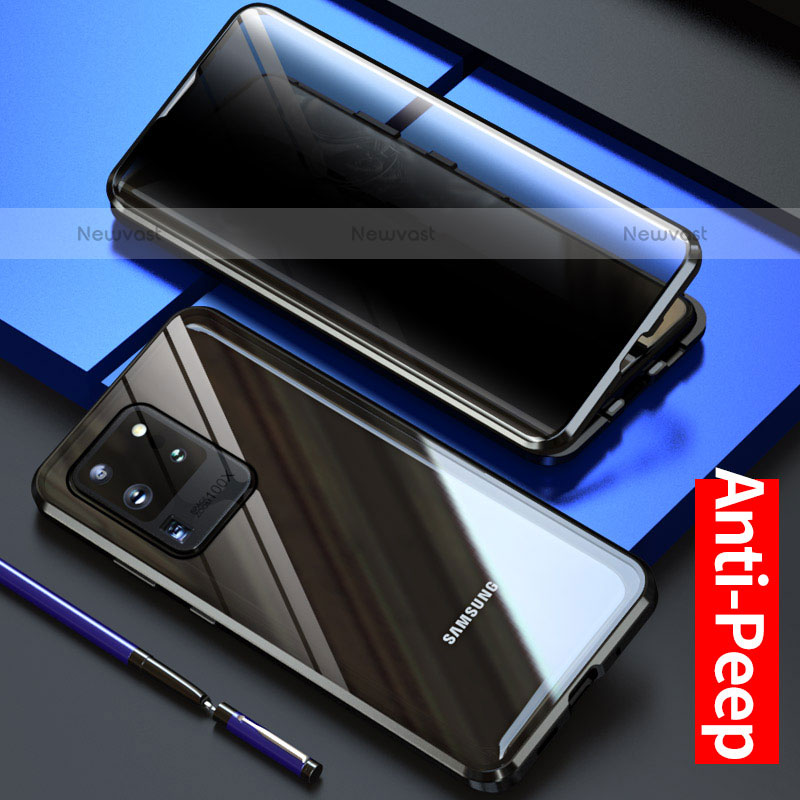 Luxury Aluminum Metal Frame Mirror Cover Case 360 Degrees LK1 for Samsung Galaxy S20 Ultra 5G