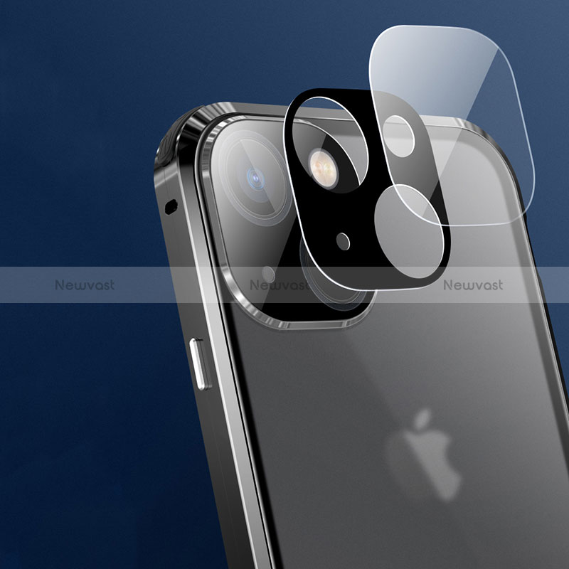 Luxury Aluminum Metal Frame Mirror Cover Case 360 Degrees LK3 for Apple iPhone 14