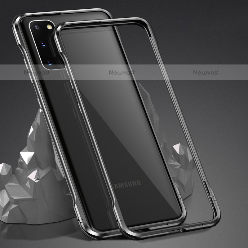 Luxury Aluminum Metal Frame Mirror Cover Case 360 Degrees LK4 for Samsung Galaxy S20