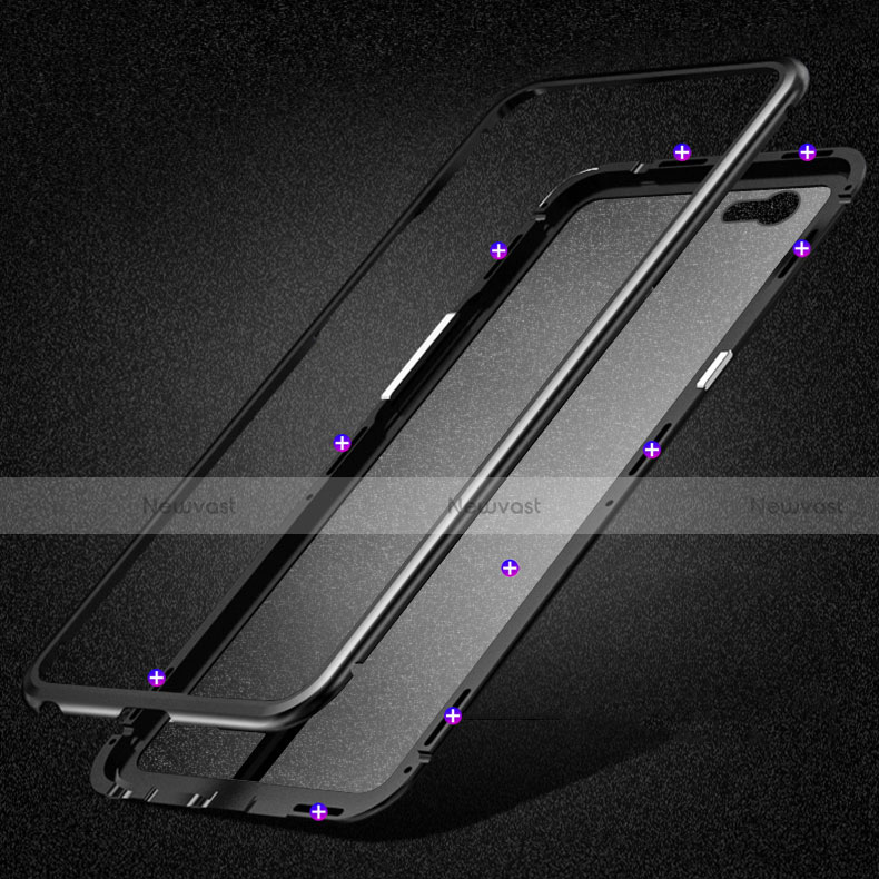 Luxury Aluminum Metal Frame Mirror Cover Case 360 Degrees M01 for Apple iPhone 6 Plus