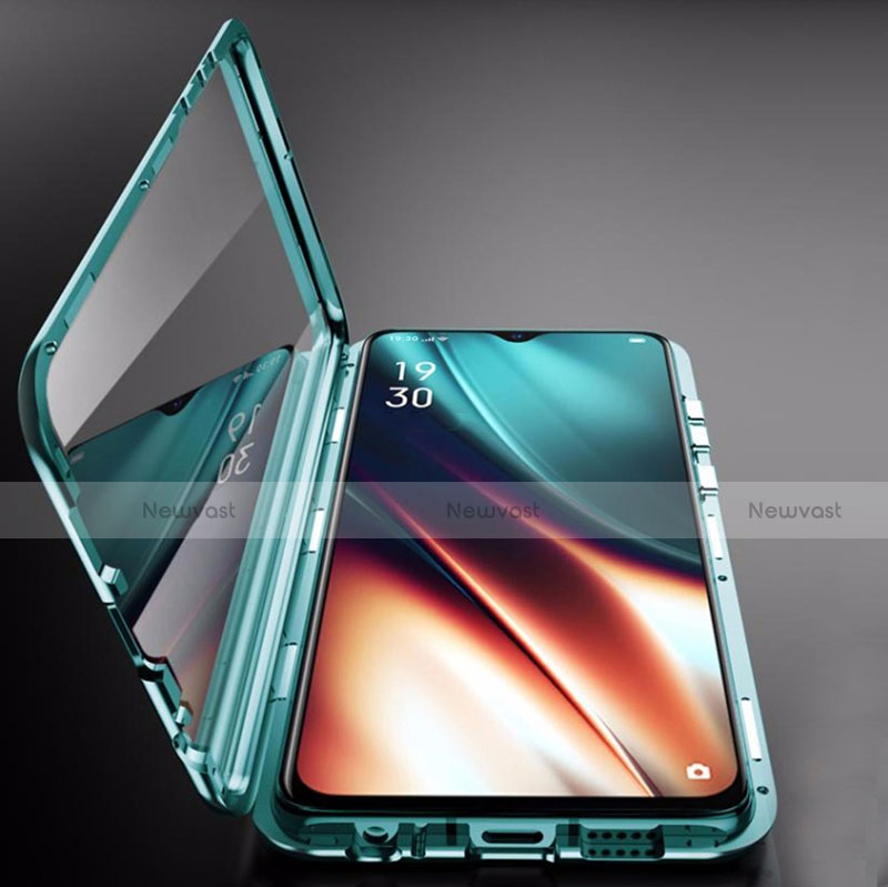 Luxury Aluminum Metal Frame Mirror Cover Case 360 Degrees M01 for Realme X2