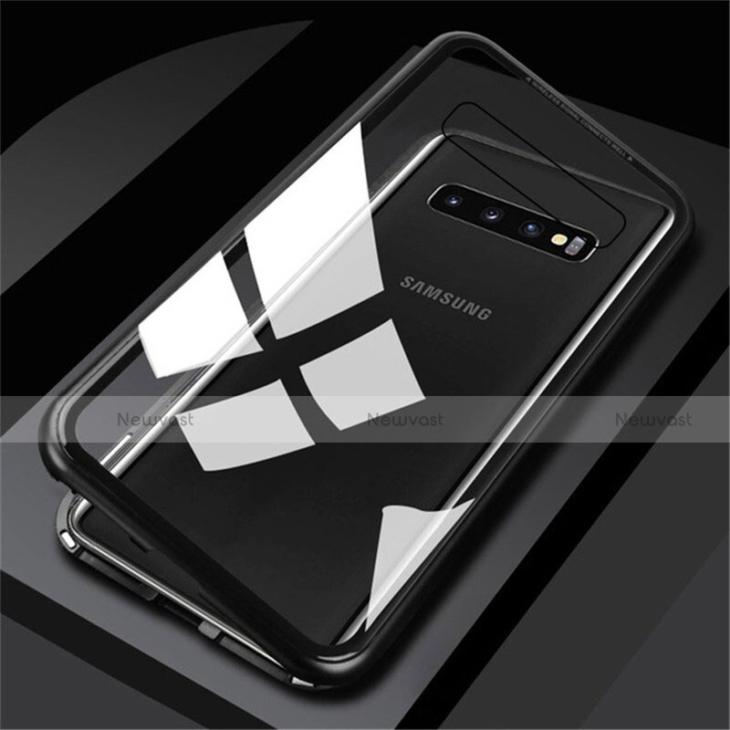 Luxury Aluminum Metal Frame Mirror Cover Case 360 Degrees M01 for Samsung Galaxy S10