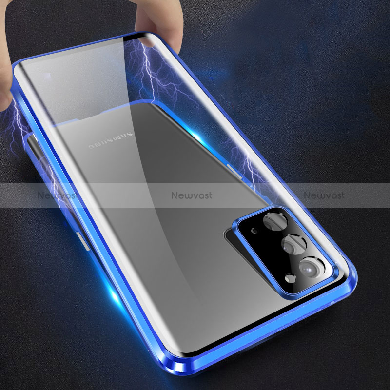 Luxury Aluminum Metal Frame Mirror Cover Case 360 Degrees M01 for Samsung Galaxy S24 Ultra 5G