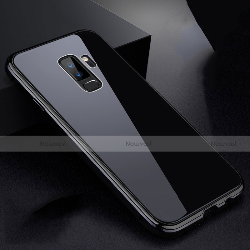 Luxury Aluminum Metal Frame Mirror Cover Case 360 Degrees M01 for Samsung Galaxy S9 Plus