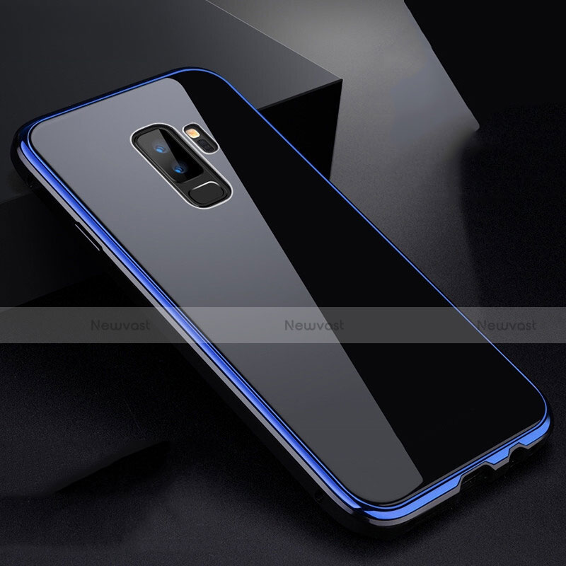 Luxury Aluminum Metal Frame Mirror Cover Case 360 Degrees M01 for Samsung Galaxy S9 Plus