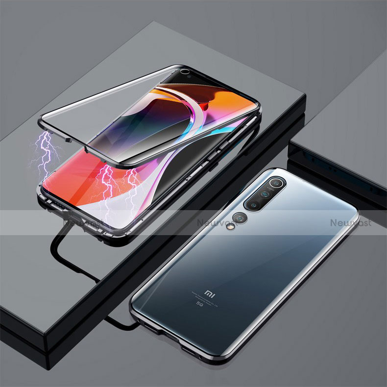 Luxury Aluminum Metal Frame Mirror Cover Case 360 Degrees M01 for Xiaomi Mi 10