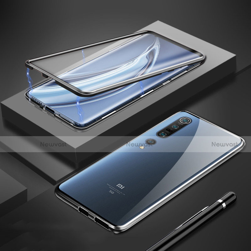 Luxury Aluminum Metal Frame Mirror Cover Case 360 Degrees M01 for Xiaomi Mi 10 Pro