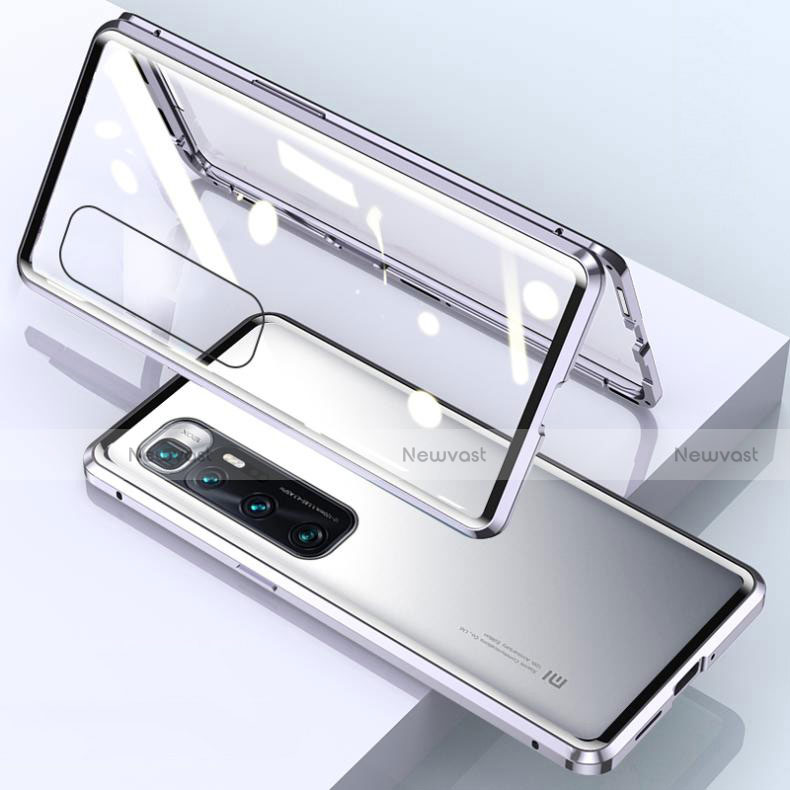 Luxury Aluminum Metal Frame Mirror Cover Case 360 Degrees M01 for Xiaomi Mi 10 Ultra