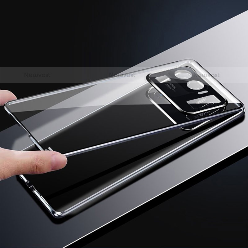 Luxury Aluminum Metal Frame Mirror Cover Case 360 Degrees M01 for Xiaomi Mi 11 Ultra 5G