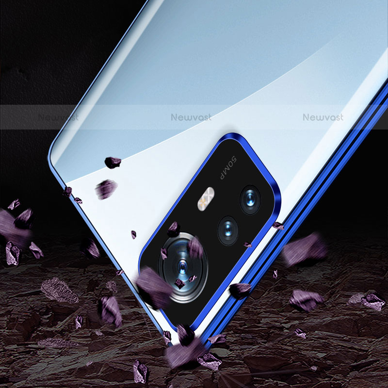 Luxury Aluminum Metal Frame Mirror Cover Case 360 Degrees M01 for Xiaomi Mi 12S Pro 5G