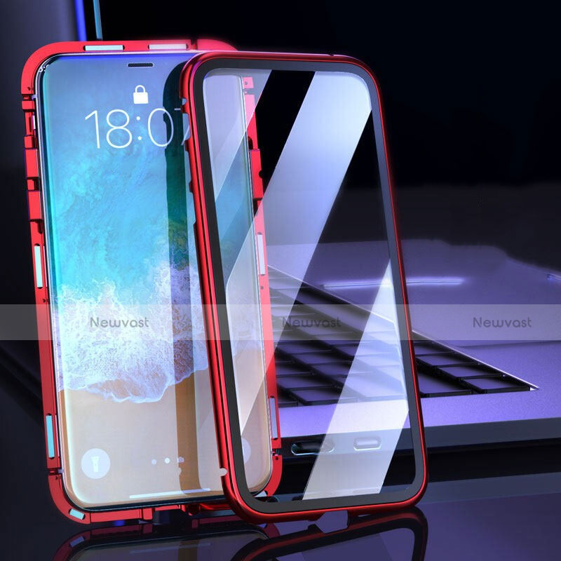 Luxury Aluminum Metal Frame Mirror Cover Case 360 Degrees M02 for Apple iPhone 11 Pro
