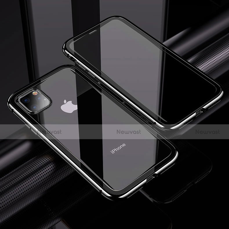 Luxury Aluminum Metal Frame Mirror Cover Case 360 Degrees M02 for Apple iPhone 11 Pro