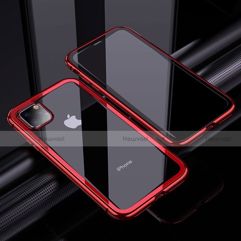 Luxury Aluminum Metal Frame Mirror Cover Case 360 Degrees M02 for Apple iPhone 11 Pro