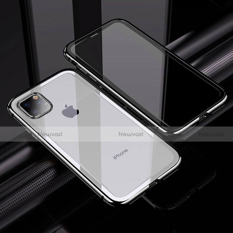 Luxury Aluminum Metal Frame Mirror Cover Case 360 Degrees M02 for Apple iPhone 11 Pro Max