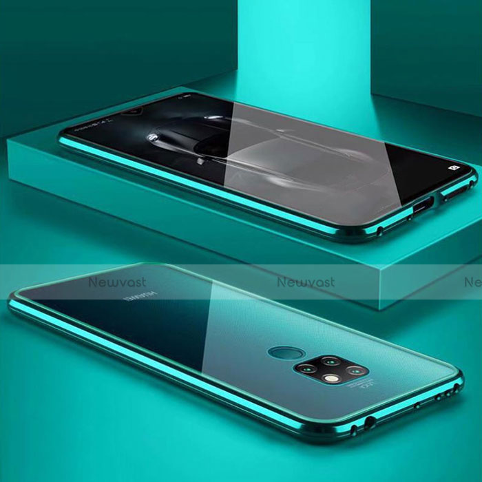 Luxury Aluminum Metal Frame Mirror Cover Case 360 Degrees M02 for Huawei Mate 30 Lite