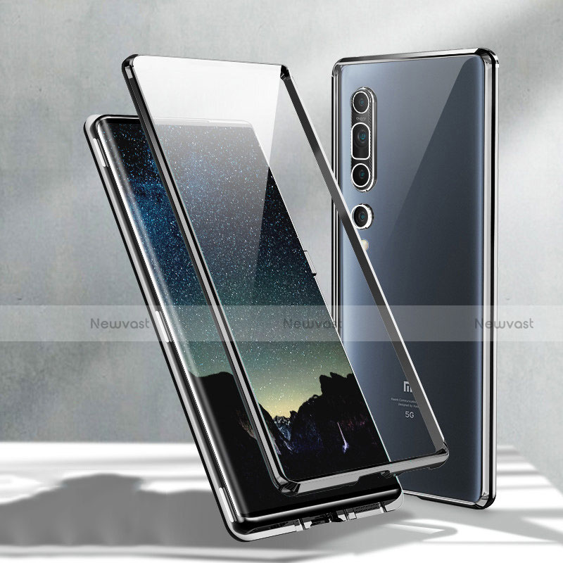 Luxury Aluminum Metal Frame Mirror Cover Case 360 Degrees M02 for Xiaomi Mi 10