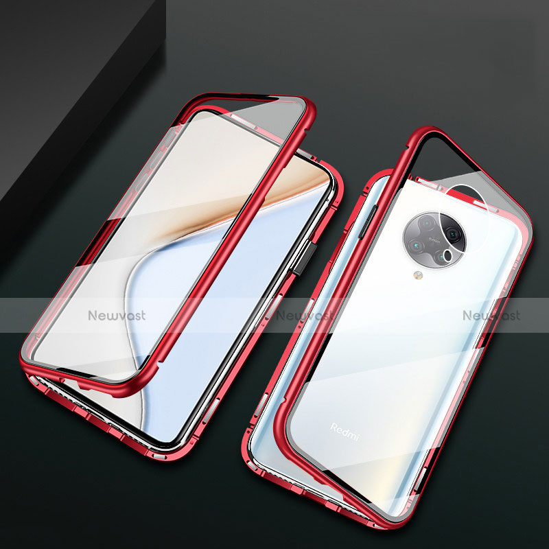 Luxury Aluminum Metal Frame Mirror Cover Case 360 Degrees M02 for Xiaomi Poco F2 Pro