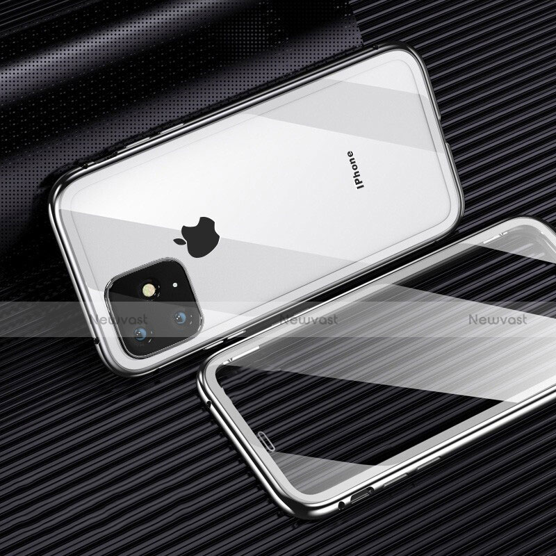 Luxury Aluminum Metal Frame Mirror Cover Case 360 Degrees M03 for Apple iPhone 11 Pro