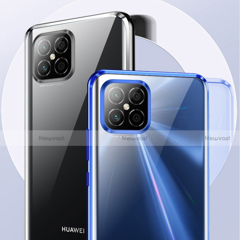 Luxury Aluminum Metal Frame Mirror Cover Case 360 Degrees M03 for Huawei Nova 8 SE 5G