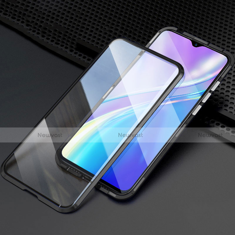 Luxury Aluminum Metal Frame Mirror Cover Case 360 Degrees M03 for Realme X2