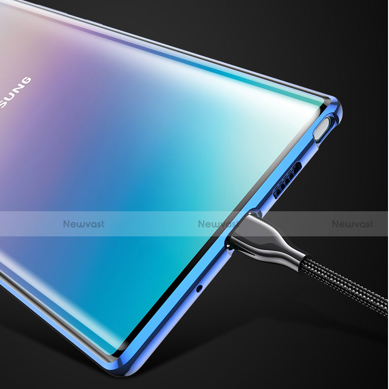 Luxury Aluminum Metal Frame Mirror Cover Case 360 Degrees M03 for Samsung Galaxy Note 10