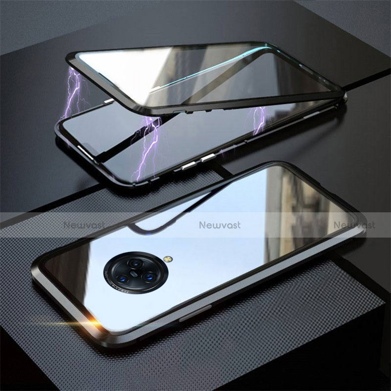 Luxury Aluminum Metal Frame Mirror Cover Case 360 Degrees M03 for Vivo Nex 3 5G