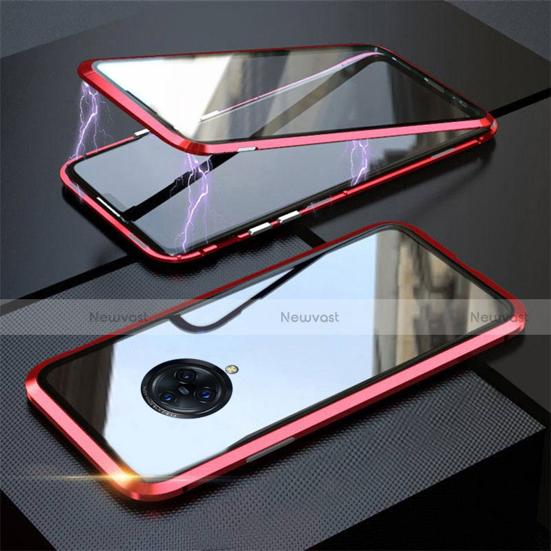 Luxury Aluminum Metal Frame Mirror Cover Case 360 Degrees M03 for Vivo Nex 3 5G