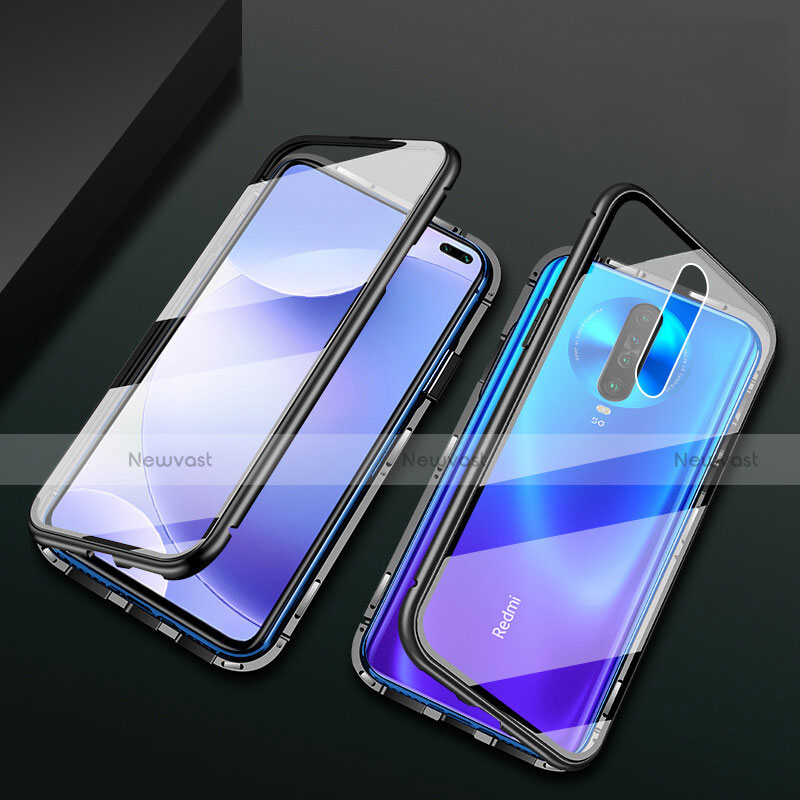 Luxury Aluminum Metal Frame Mirror Cover Case 360 Degrees M03 for Xiaomi Poco X2